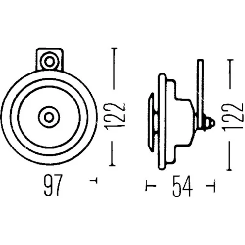 Húkačka 3AL 002 952-841 /HELLA/ - obr. 1