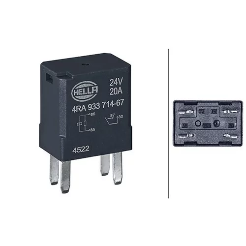 Relé pracovného prúdu HELLA 4RA 933 714-671