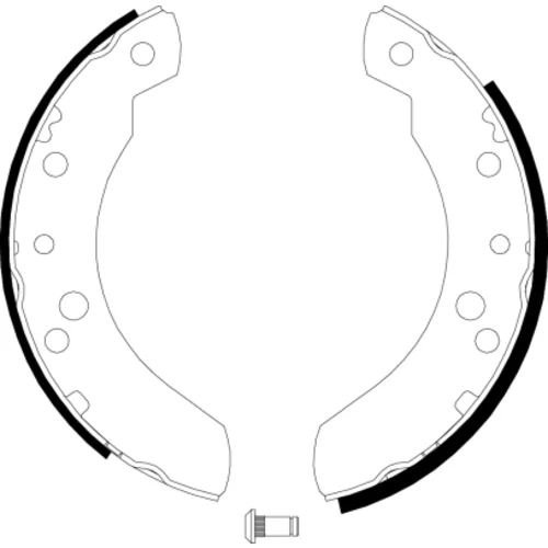 Sada brzdových čeľustí 8DB 355 000-881 /HELLA/ - obr. 1