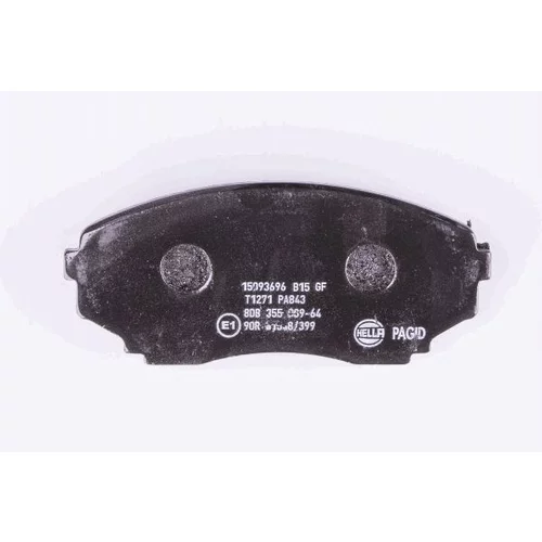 Sada brzdových platničiek kotúčovej brzdy 8DB 355 009-641 /HELLA/ - obr. 2