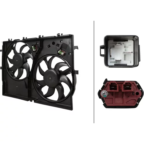 Ventilátor chladenia motora HELLA 8EW 366 420-481