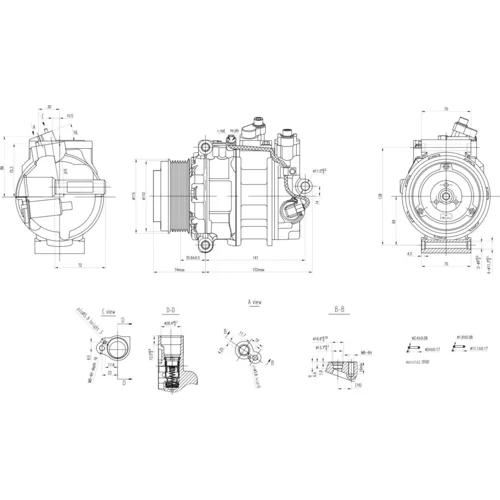 Kompresor klimatizácie 8FK 366 200-291 /HELLA/ - obr. 5