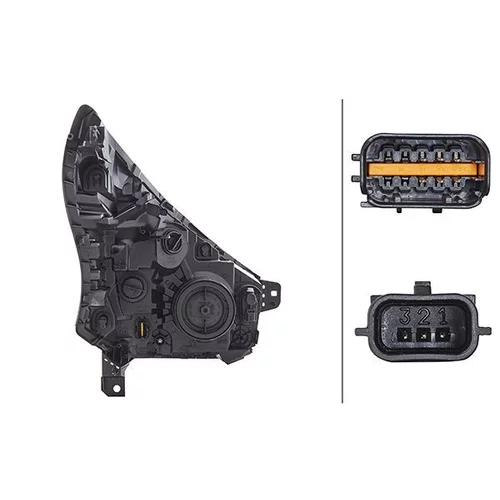 Hlavný svetlomet 1EE 011 410-411 /HELLA/ - obr. 1