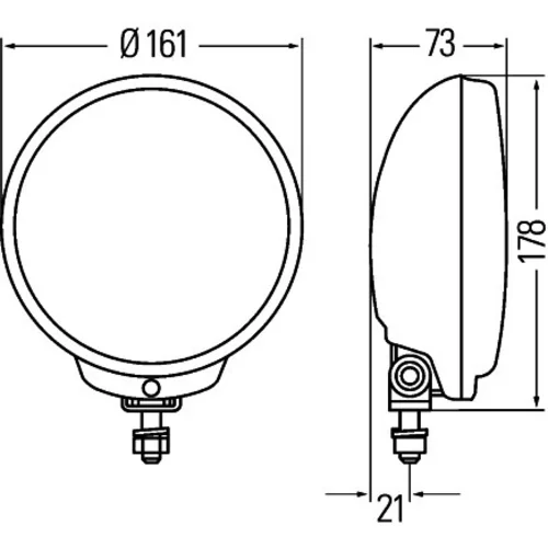 Sada diaľkových svetlometov 1F6 010 952-801 /HELLA/ - obr. 2