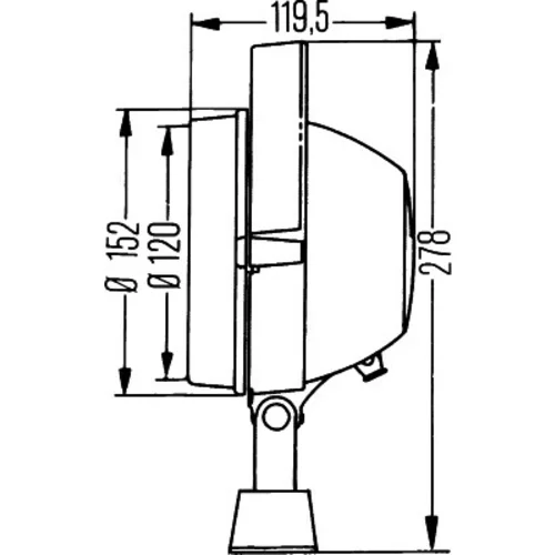 Pracovný svetlomet 1G3 005 760-057 /HELLA/ - obr. 3