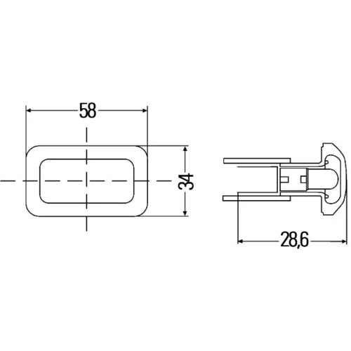 Prídavné smerové svetlo 2BM 003 647-021 /HELLA/ - obr. 2