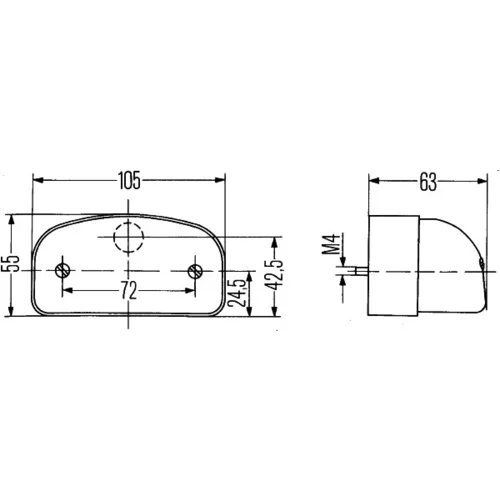 Osvetlenie poznávacej značky 2KA 001 386-281 /HELLA/ - obr. 2