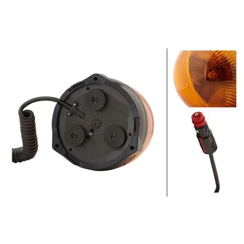 Výstražný otočný maják 2RL 009 506-311 /HELLA/ - obr. 1