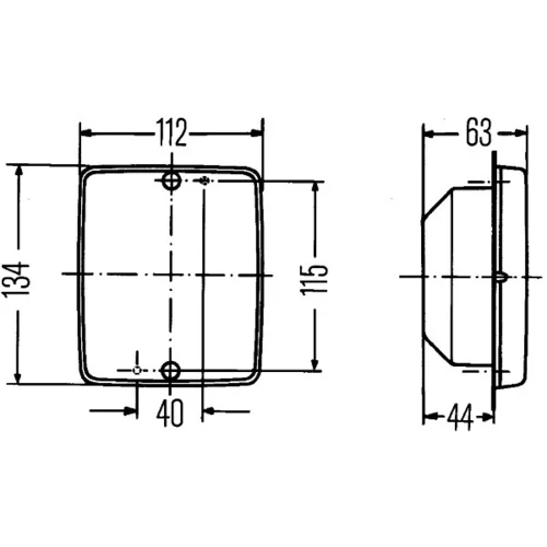 Koncové svetlo 2SA 003 236-341 /HELLA/ - obr. 2