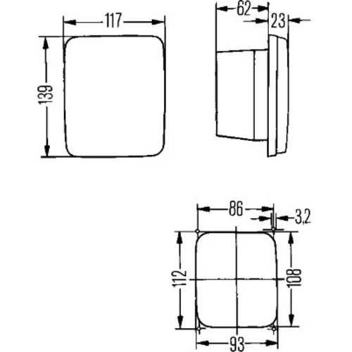 Cúvacie svetlo 2ZR 005 200-301 /HELLA/ - obr. 2