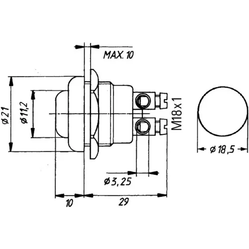 Spínač zapaľovania/štartu 6JF 001 571-181 /HELLA/ - obr. 1