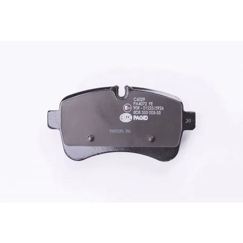 Sada brzdových platničiek kotúčovej brzdy 8DB 355 005-551 /HELLA/ - obr. 2