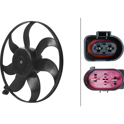 Ventilátor chladenia motora HELLA 8EW 366 420-131