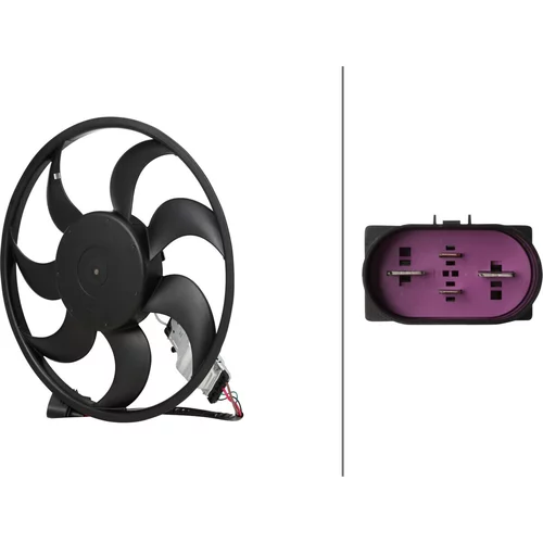 Ventilátor chladenia motora HELLA 8EW 366 420-521