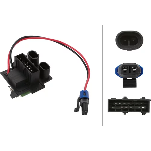Odpor vnútorného ventilátora HELLA 9ML 366 410-811