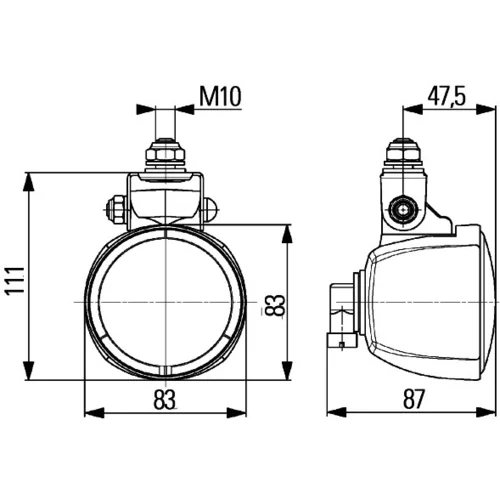 Pracovný svetlomet 1G0 996 176-131 /HELLA/ - obr. 3