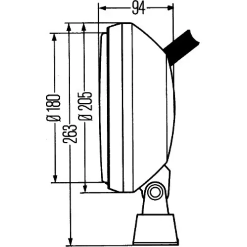 Pracovný svetlomet 1G8 002 340-001 /HELLA/ - obr. 3