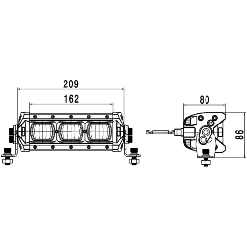 Pracovný svetlomet 1GE 360 000-002 /HELLA/ - obr. 6