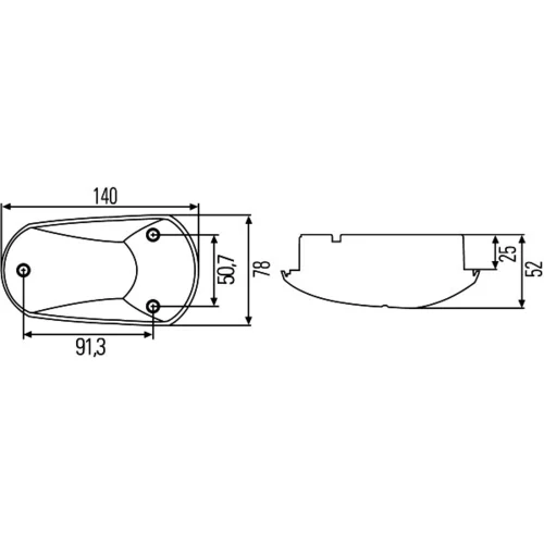 Prídavné smerové svetlo 2BM 008 355-007 /HELLA/ - obr. 1