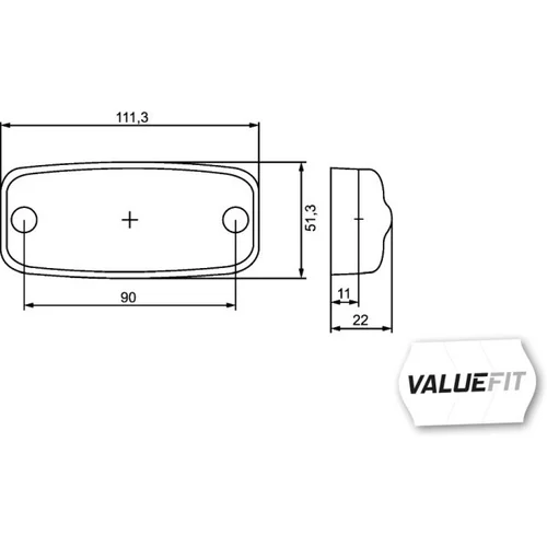 Polohové svetlo 2PG 357 008-031 /HELLA/ - obr. 1