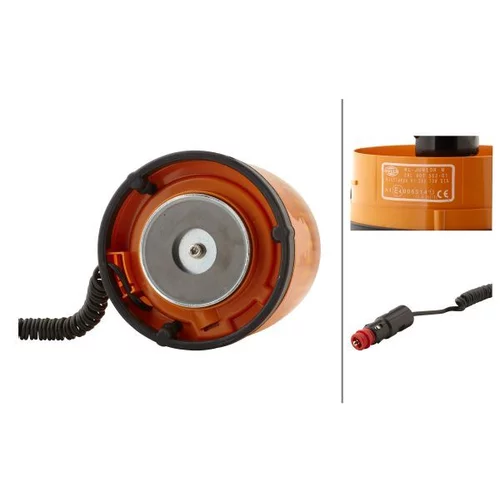 Výstražný otočný maják 2RL 007 552-011 /HELLA/ - obr. 1