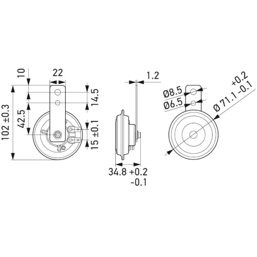 Húkačka 3AL 012 588-061 /HELLA/ - obr. 4