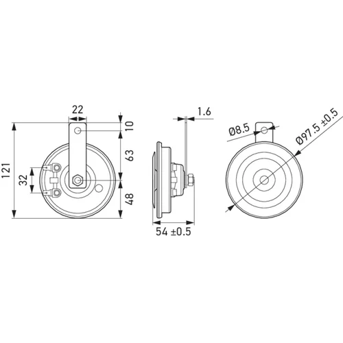 Húkačka 3AM 012 588-341 /HELLA/ - obr. 4
