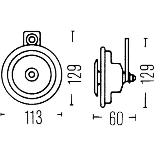 Húkačka 3BA 002 768-201 /HELLA/ - obr. 1