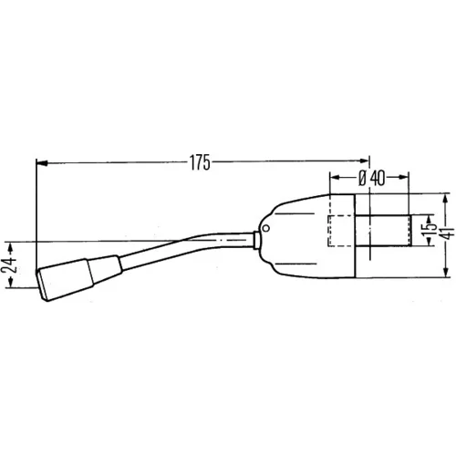 Spínač riadenia 6BA 001 771-071 /HELLA/ - obr. 1