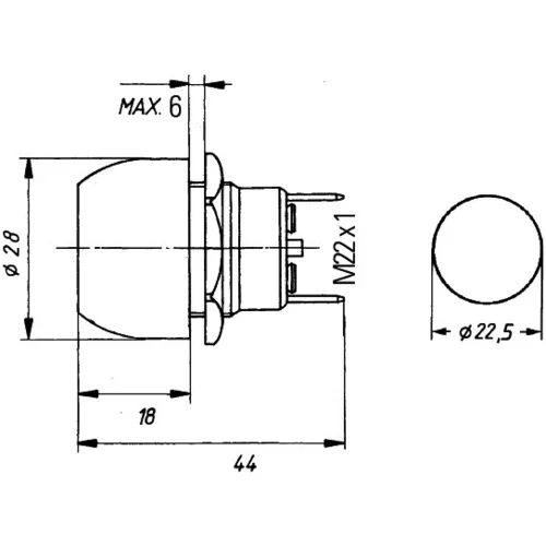 Spínač zapaľovania/štartu 6JF 001 571-161 /HELLA/ - obr. 1