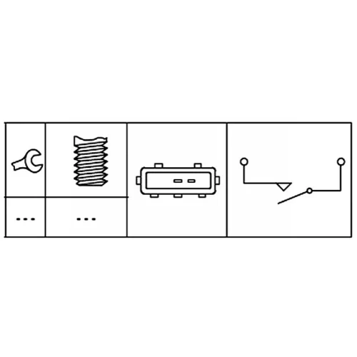Spínač cúvacích svetiel 6ZF 181 612-011 /HELLA/ - obr. 1
