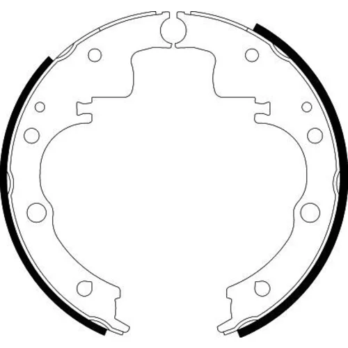 Sada brzdových čeľustí 8DB 355 000-721 /HELLA/ - obr. 1