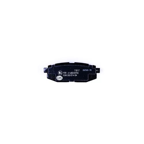 Sada brzdových platničiek kotúčovej brzdy 8DB 355 014-341 /HELLA/ - obr. 1