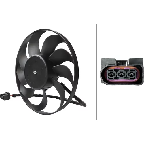 Ventilátor chladenia motora HELLA 8EW 366 420-061