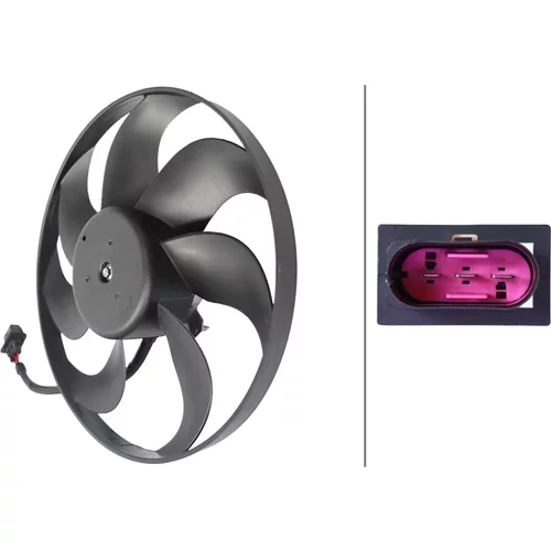 Ventilátor chladenia motora HELLA 8EW 366 420-311
