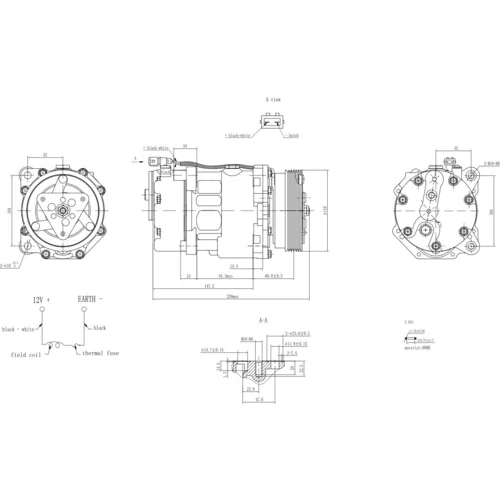 Kompresor klimatizácie 8FK 366 200-161 /HELLA/ - obr. 5
