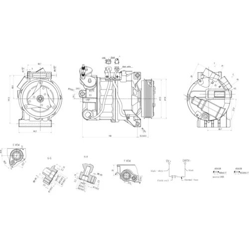 Kompresor klimatizácie 8FK 366 200-301 /HELLA/ - obr. 5