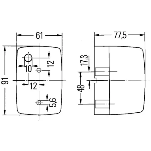 Prídavné smerové svetlo 2BM 002 652-051 /HELLA/ - obr. 2