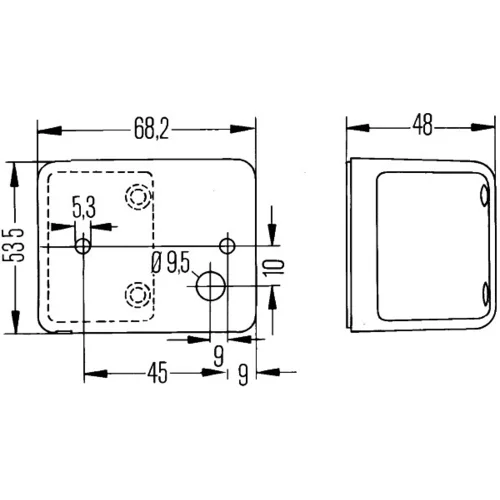 Koncové svetlo 2SA 006 679-027 /HELLA/ - obr. 2