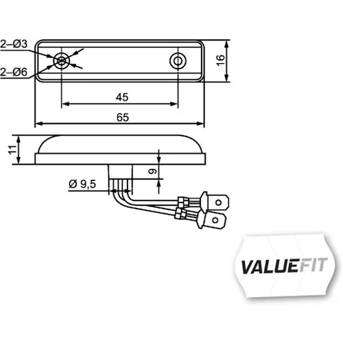 Koncové svetlo 2TM 357 010-111 /HELLA/ - obr. 2
