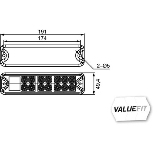 Zadné svetlo 2VA 357 021-001 /HELLA/ - obr. 1