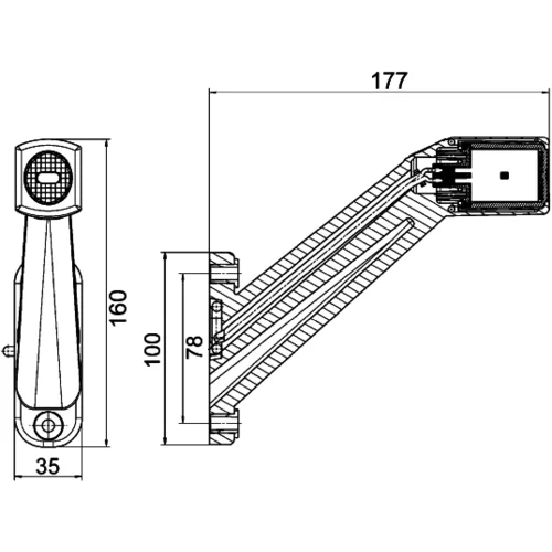 Obrysové svetlo 2XS 011 744-017 /HELLA/ - obr. 1
