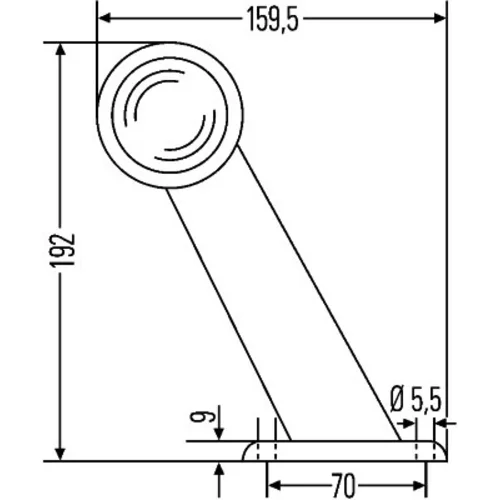 Obrysové svetlo 2XS 955 232-001 /HELLA/ - obr. 2