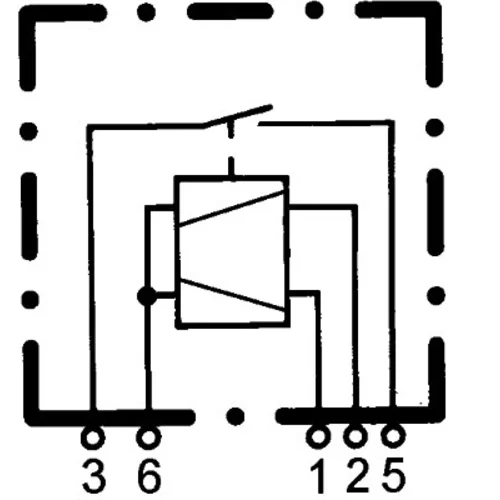 Relé pracovného prúdu 4RC 933 364-027 /HELLA/ - obr. 1