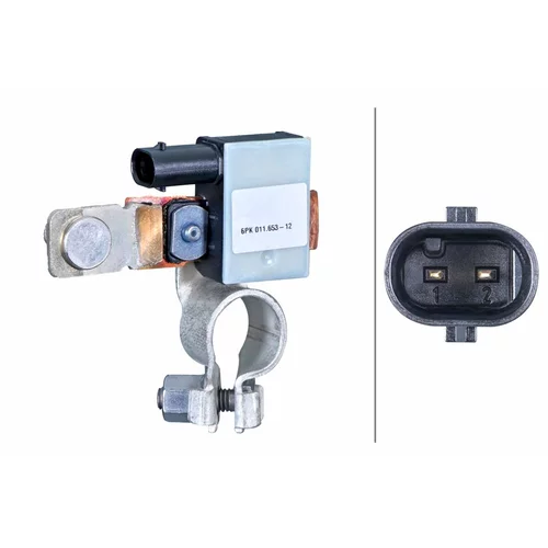 Senzor, management batérie HELLA 6PK 011 653-121