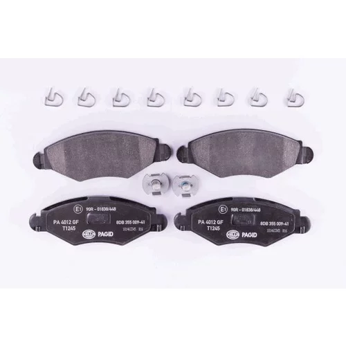 Sada brzdových platničiek kotúčovej brzdy 8DB 355 009-411 /HELLA/ - obr. 1