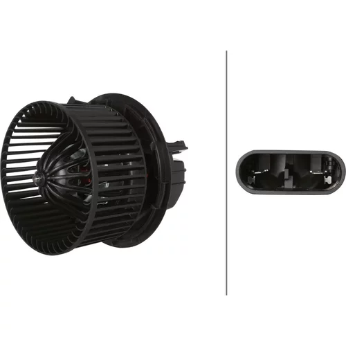 Vnútorný ventilátor HELLA 8EW 366 400-551