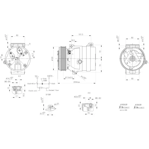 Kompresor klimatizácie 8FK 366 200-671 /HELLA/ - obr. 5