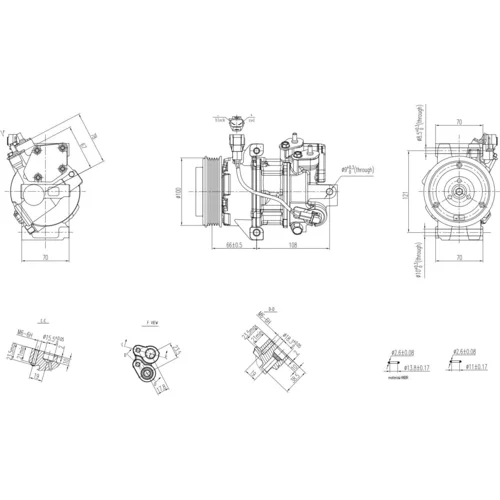 Kompresor klimatizácie 8FK 366 201-071 /HELLA/ - obr. 5