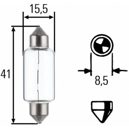 Žiarovka pre cúvacie svetlo 8GM 002 091-261 /HELLA/ - obr. 1